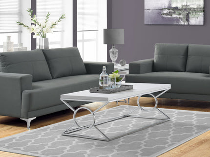 Table, Rectangular, Glossy Contemporary & Modern - White