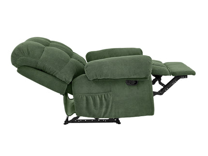 Manual Recliner, Padded Footrest