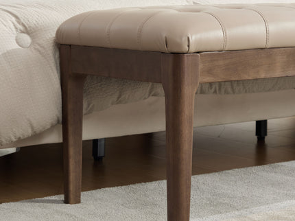 Upholstered End Of Bed Bench With Headrest