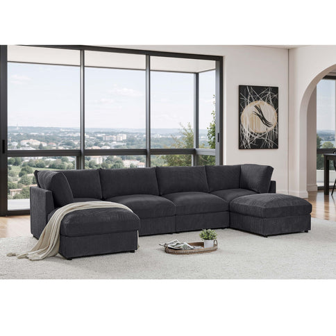 Modern Reversible Modular Sectional