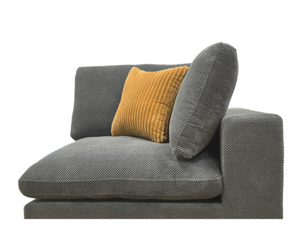 Custom Configuration Modular Sectional & Toss Pillows