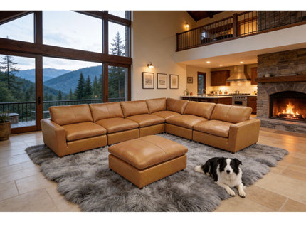 Upholstered Large Seating Modular Sectional