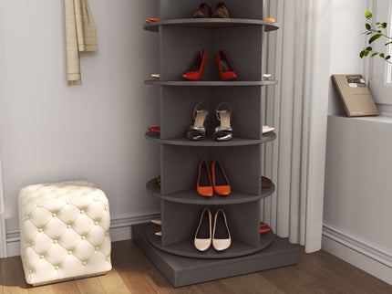 360 Rotating Shoe Cabinet 6 Layers