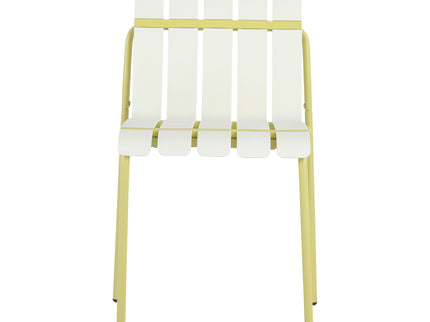 4 Piece Set Of Modern Color Block Designed Single Chairs