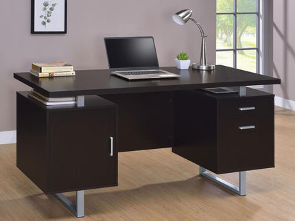 2 Drawer Floating Top Office Desk