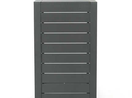 Aluminum Outdoor C - Shaped Side Table For Patio