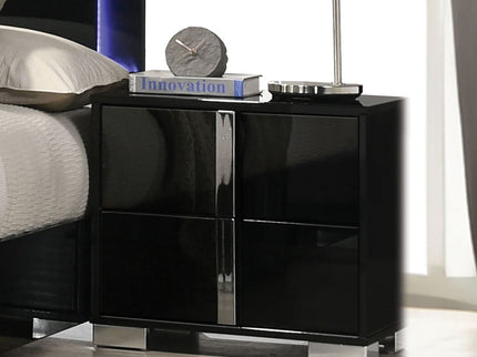 Nightstand With Vertical Handles
