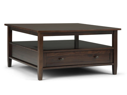 Warm Shaker - Square Coffee Table - Tobacco Brown