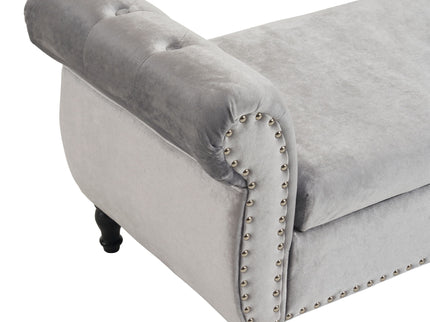 Luxurious Multifunctional Storage Ottoman Bench With Pillow