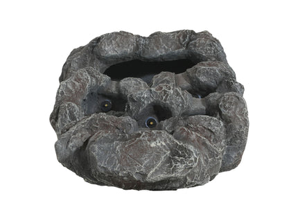 Concrete Rock Waterfall Fountain With LED Lights, Outdoor Garden Decor