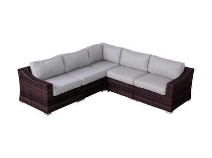 Outdoor Wicker Sofa Seating Group With Cushions