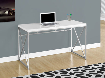 Computer Desk For Home Office, Laptop, Glossy Contemporary & Modern
