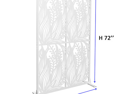 Free Standing Decorative Privacy Screen, Outdoor And Indoor Divider