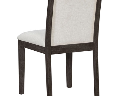 Dining Set With Rectangular Table, 4 Upholstered Chairs & 1 Padded Bench