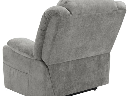Beca - Upholstered Power Lift Recliner With Cupholders And USB Charging