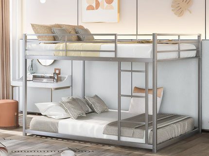 Metal Bunk Bed, Low Bunk Bed With Ladder