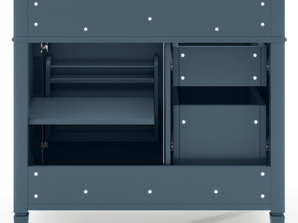 Bathroom Vanity With 2 Drawers And Tip-Out Drawer, Storage Cabinet