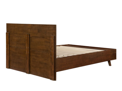Platform Bed Frame With Footboard Storage