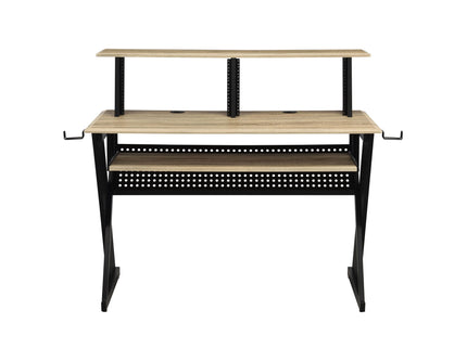 Eleazar - Music Recording Studio Desk - Natural Oak