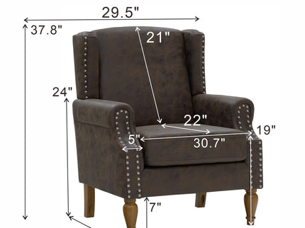 Decorative Chair With Stud Detailing
