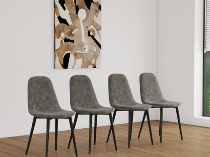 Modern Extendable Dining Table And Chair Set For 2 - 6 People