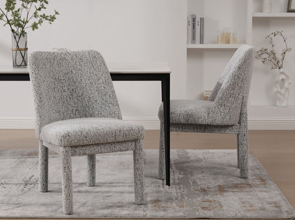Wide Minimalist Dining Chair