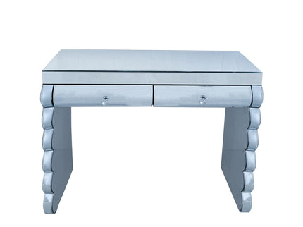 Console Table With 2 Drawers For Living Room - Silver