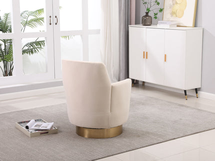 Teddy Swivel Barrel Chair, Swivel Accent Chairs Armchair For Living Room