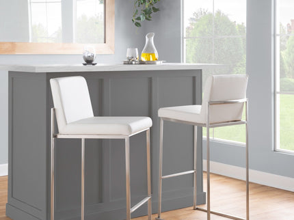 Fuji - Contemporary And Modern Elegance High Back Barstool