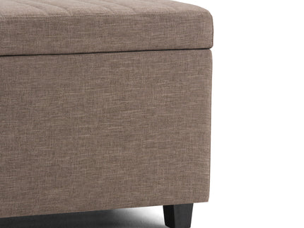 Darcy - Upholstered Storage Ottoman Bench