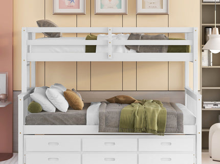 Bunk Bed With Twin Size Trundle And Drawers
