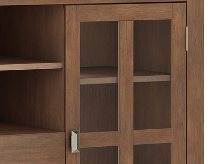 Artisan - Tall TV Media Stand - Rustic Natural Aged Brown