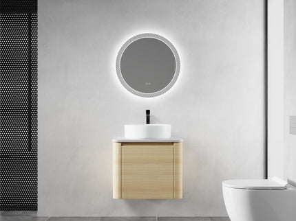 Mounted Bathroom Vanity With Art Sink & 2 Soft Close Doors