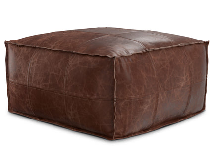 Sheffield - Handcrafted Square Pouf