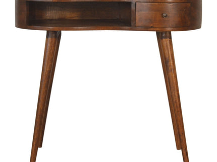 Rounded Writing Desk - Chestnut