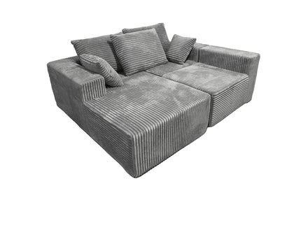 Corner Combination Sofa Sectional Couch With Soft Fabric