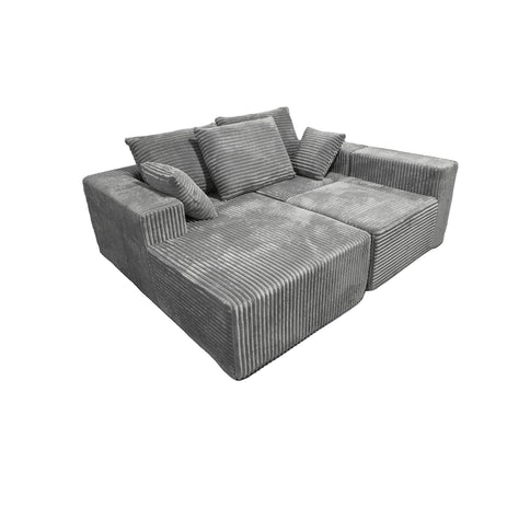 Corner Combination Sofa Sectional Couch With Soft Fabric