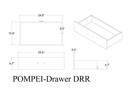 Shaker - Crocodile Metallic Dresser
