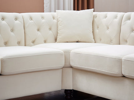 Streamline Modern L-Shaped Corner Sofa