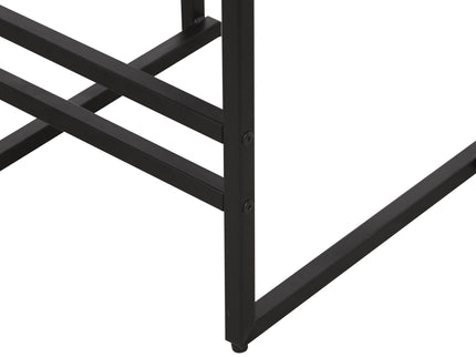 Elegant Bar Stool Set With Backrest And Footrest, Counter Height (Set of 2)