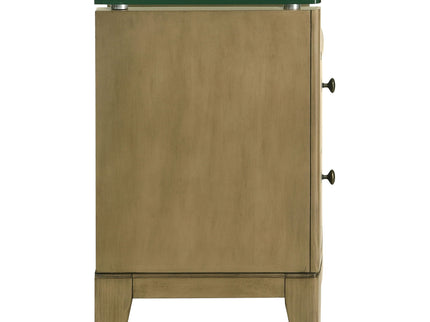 Menlo - 2 Drawer Nightstand - Pine Wood