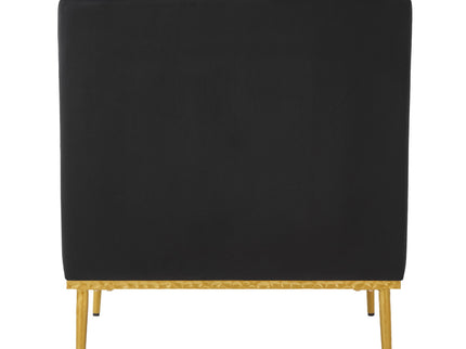 Elegant Curved Armrest Accent Armchair