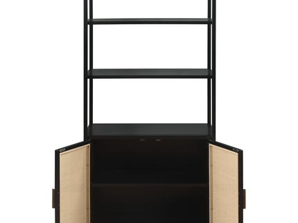 Kenneth - 3 Shelf Radio Weave Accent Cabinet