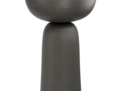 Hughes - Cast Aluminum Side Table - Black