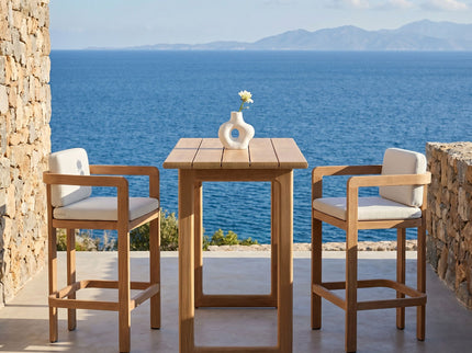 Outdoor Patio Bar Table - Natural