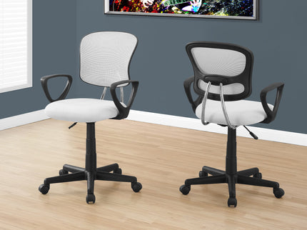 Office Chair, Adjustable Height, Swivel Ergonomic, Armrests, Contemporary