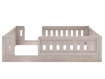 Platform Bed With Guardrail