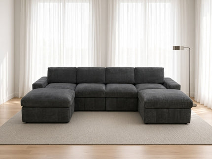Modular Sectional Sofa, Reversible Set