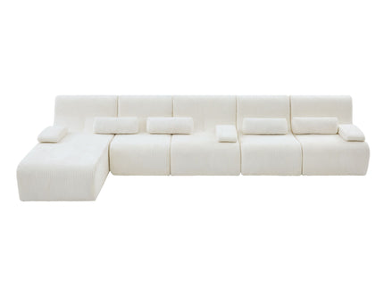Oversized Sectional Sofa, Living Room Seating With Modular Design