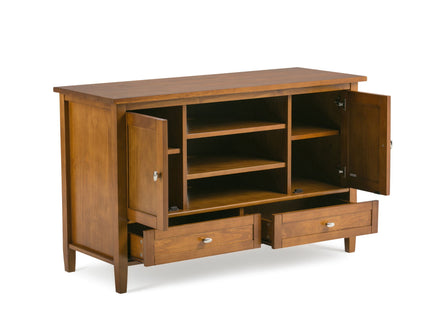 Warm Shaker - Transitional Style TV Media Stand